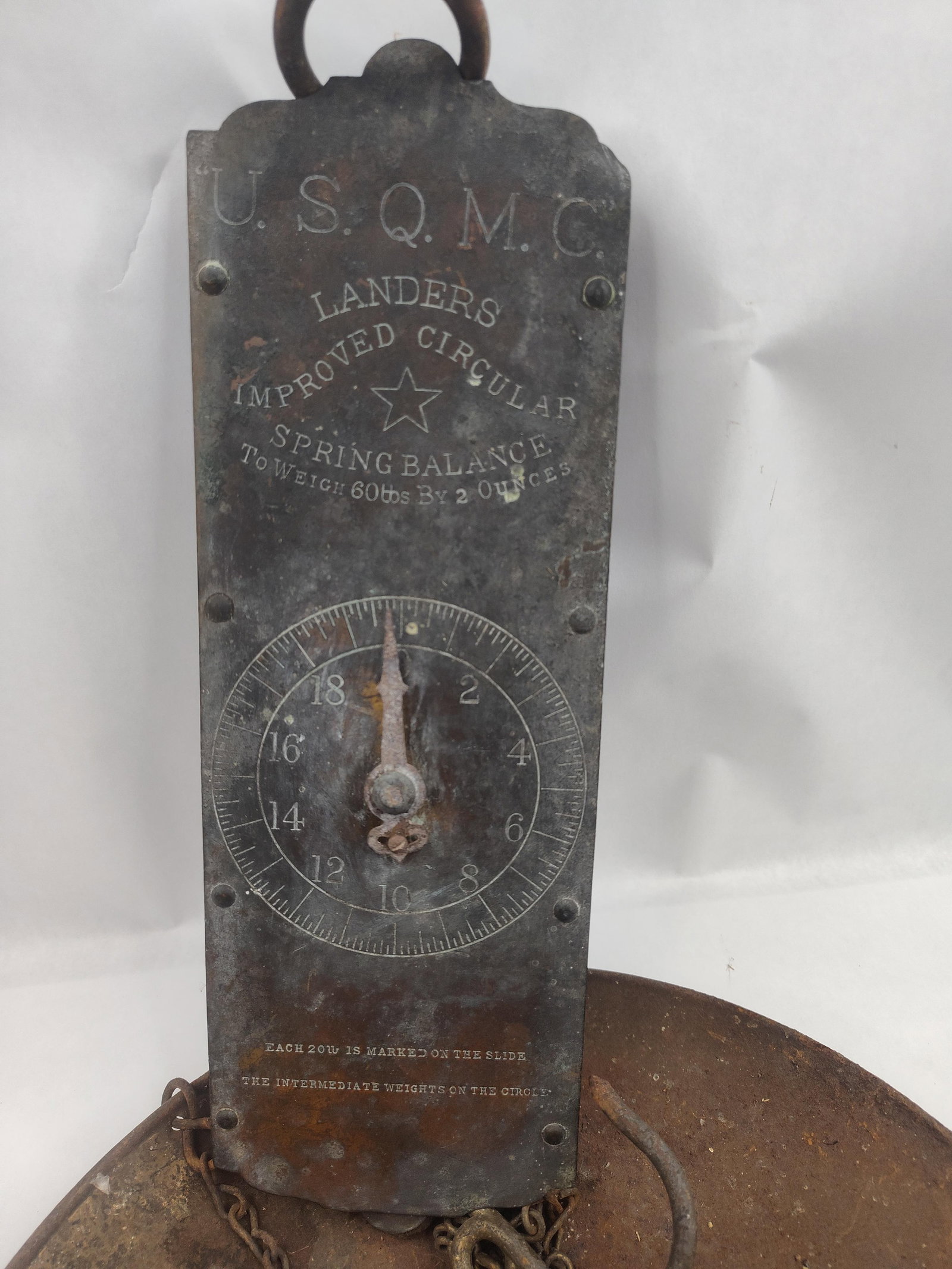 Landers Circular Spring Balance Scale - 2