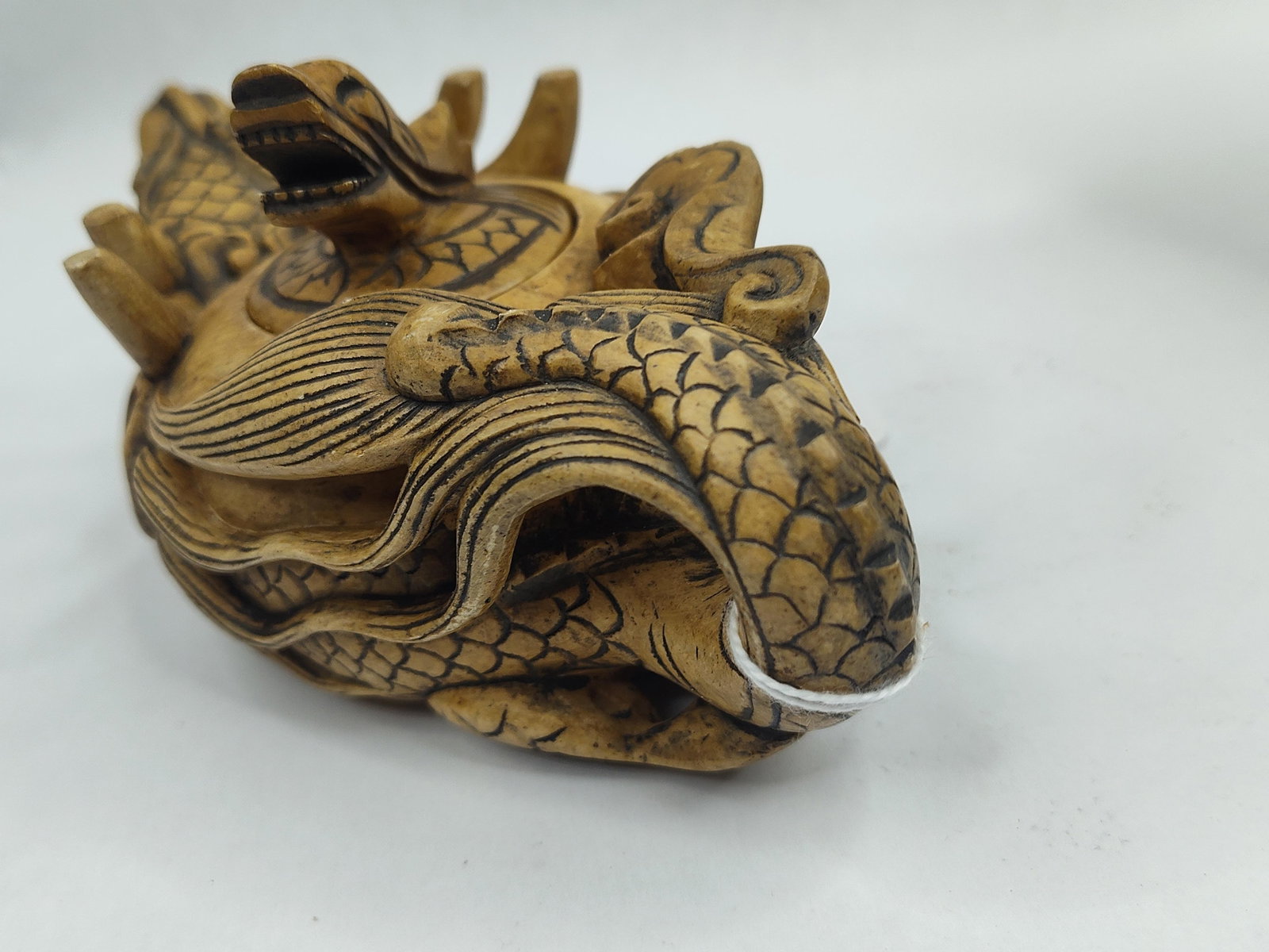 Pair Carved Horn & Antler Objects - 6