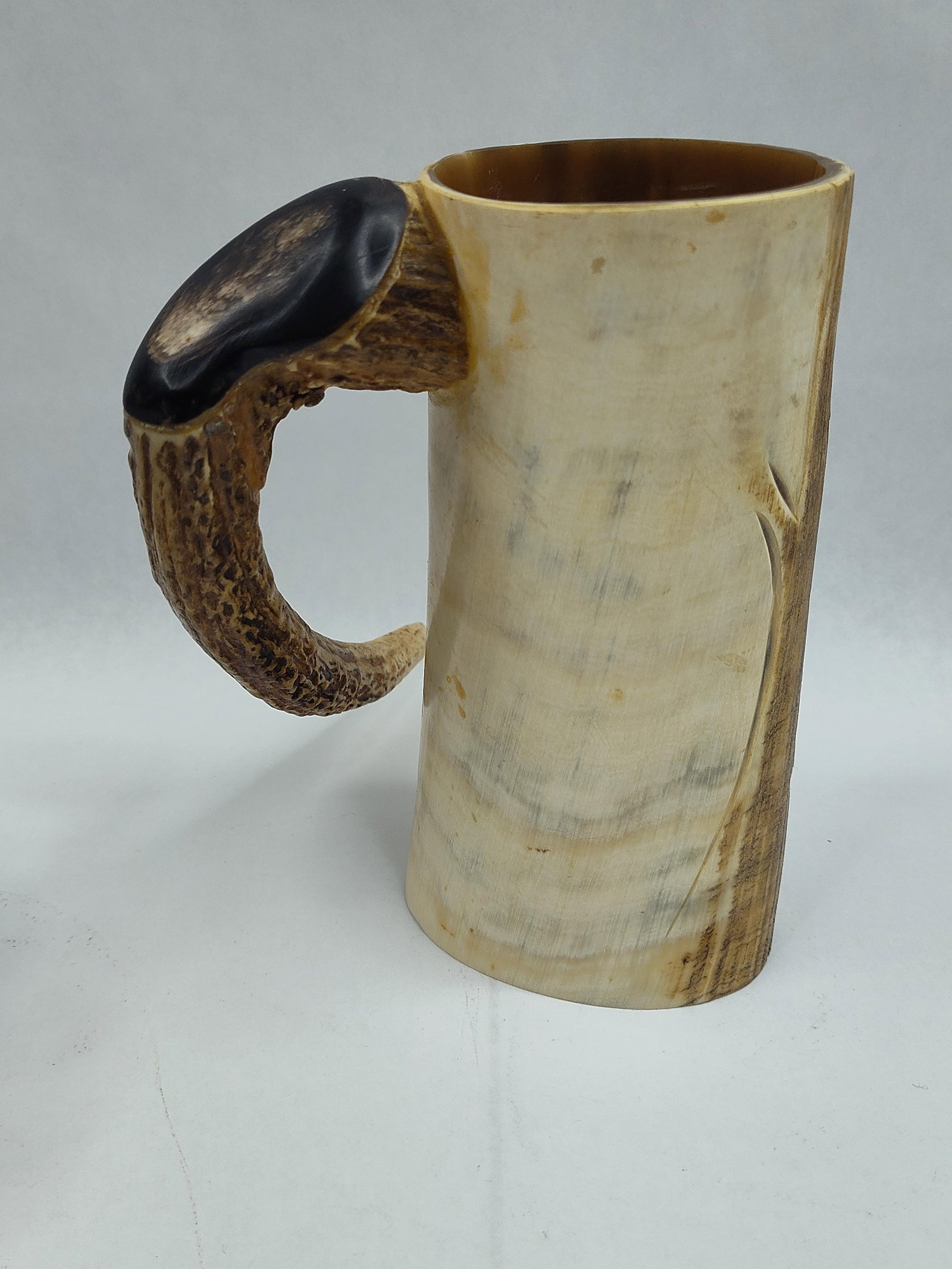 Pair Carved Horn & Antler Objects - 9
