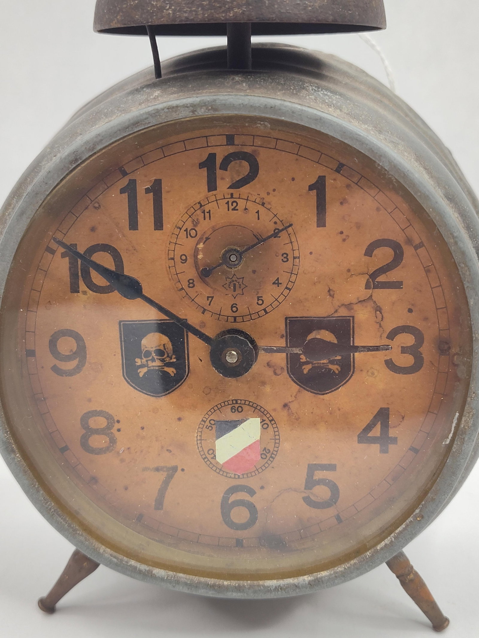 German Mechanical Skull Alarm Clock - 2