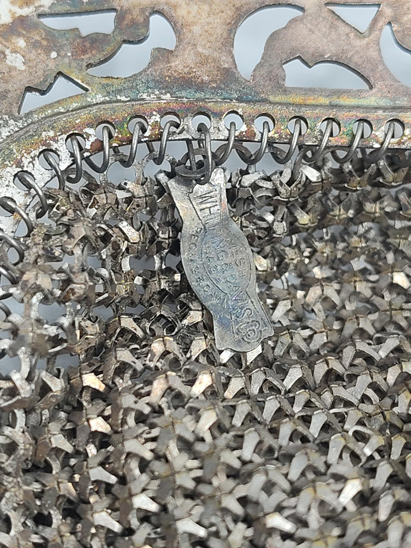 Two Whiting and Davis Metal Mesh Purses - 5