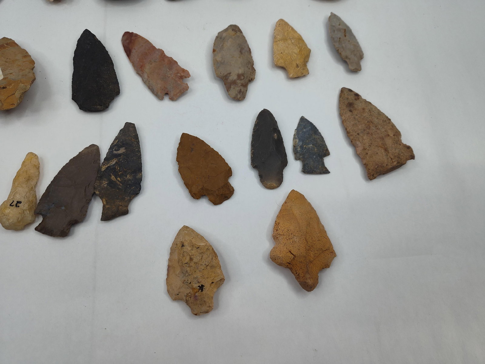 N. American Stone Projectile Points Set - 10