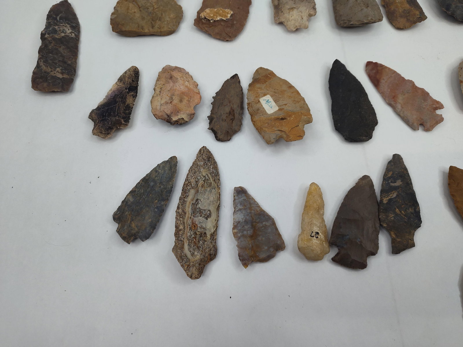 N. American Stone Projectile Points Set - 11