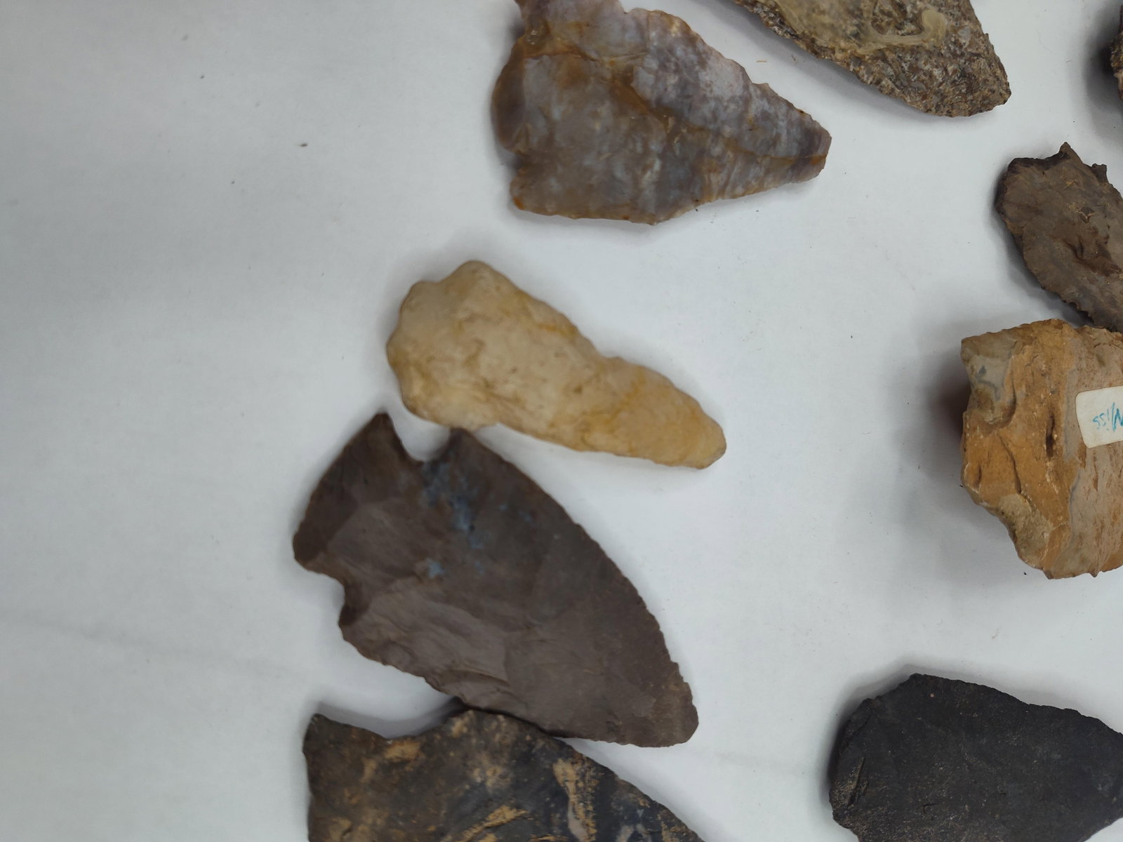 N. American Stone Projectile Points Set - 12