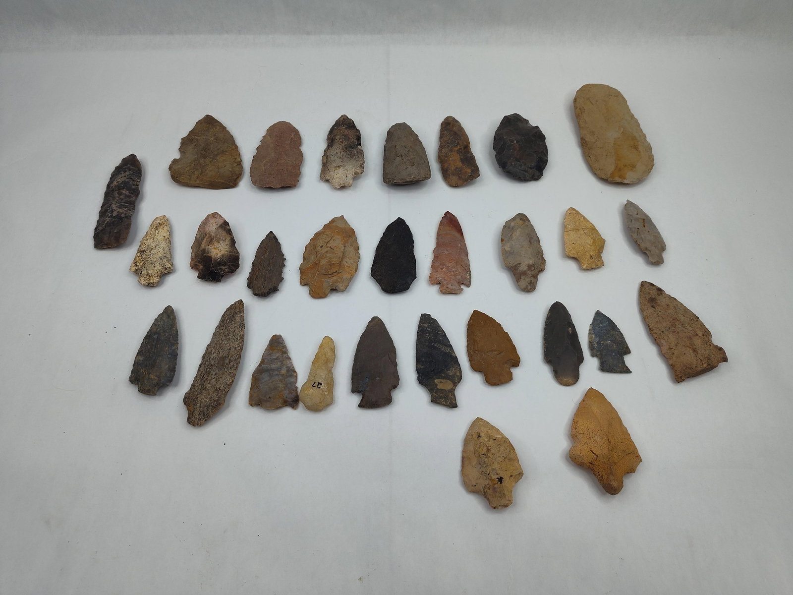 N. American Stone Projectile Points Set (1 of 12)