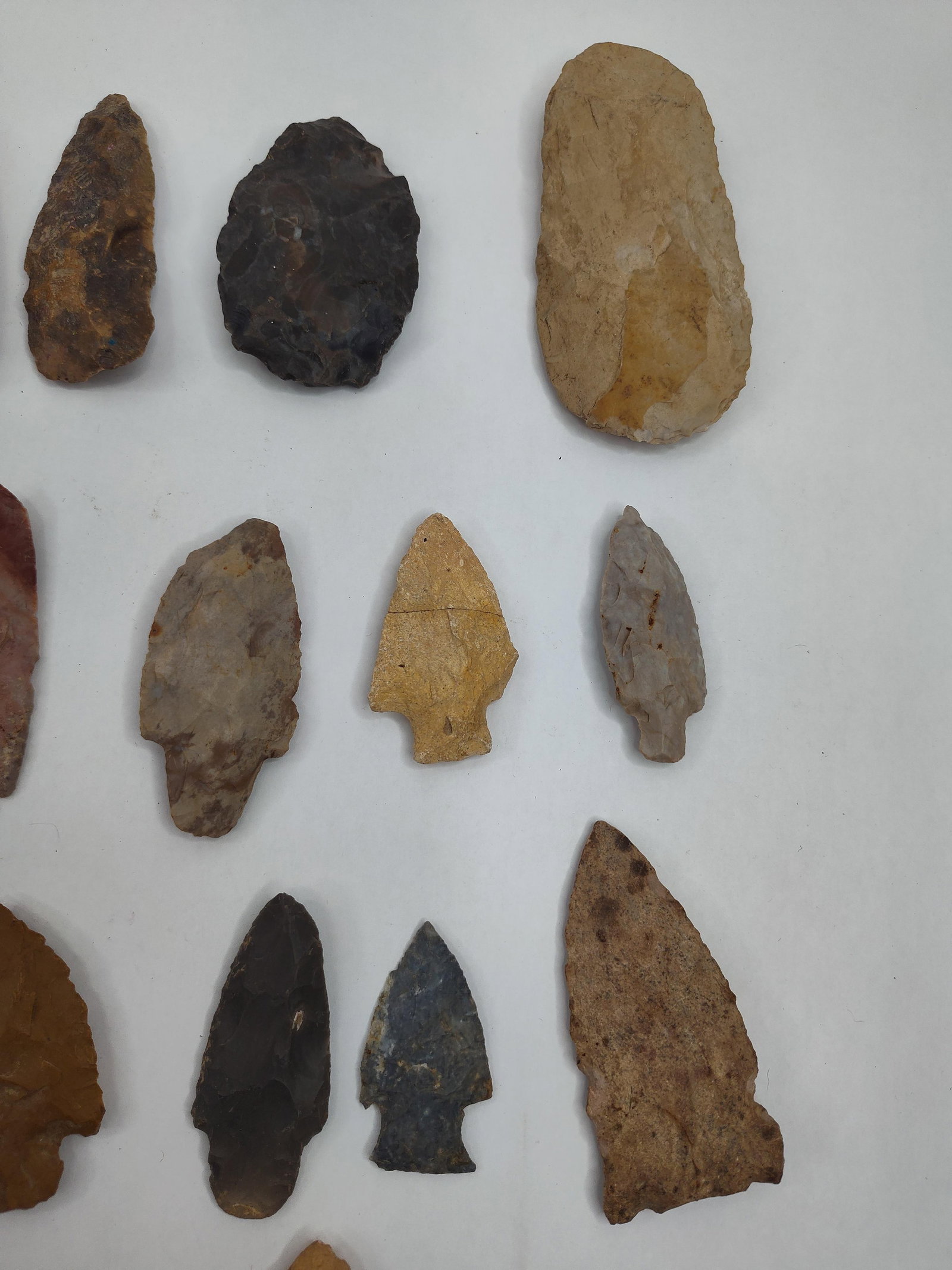 N. American Stone Projectile Points Set - 4