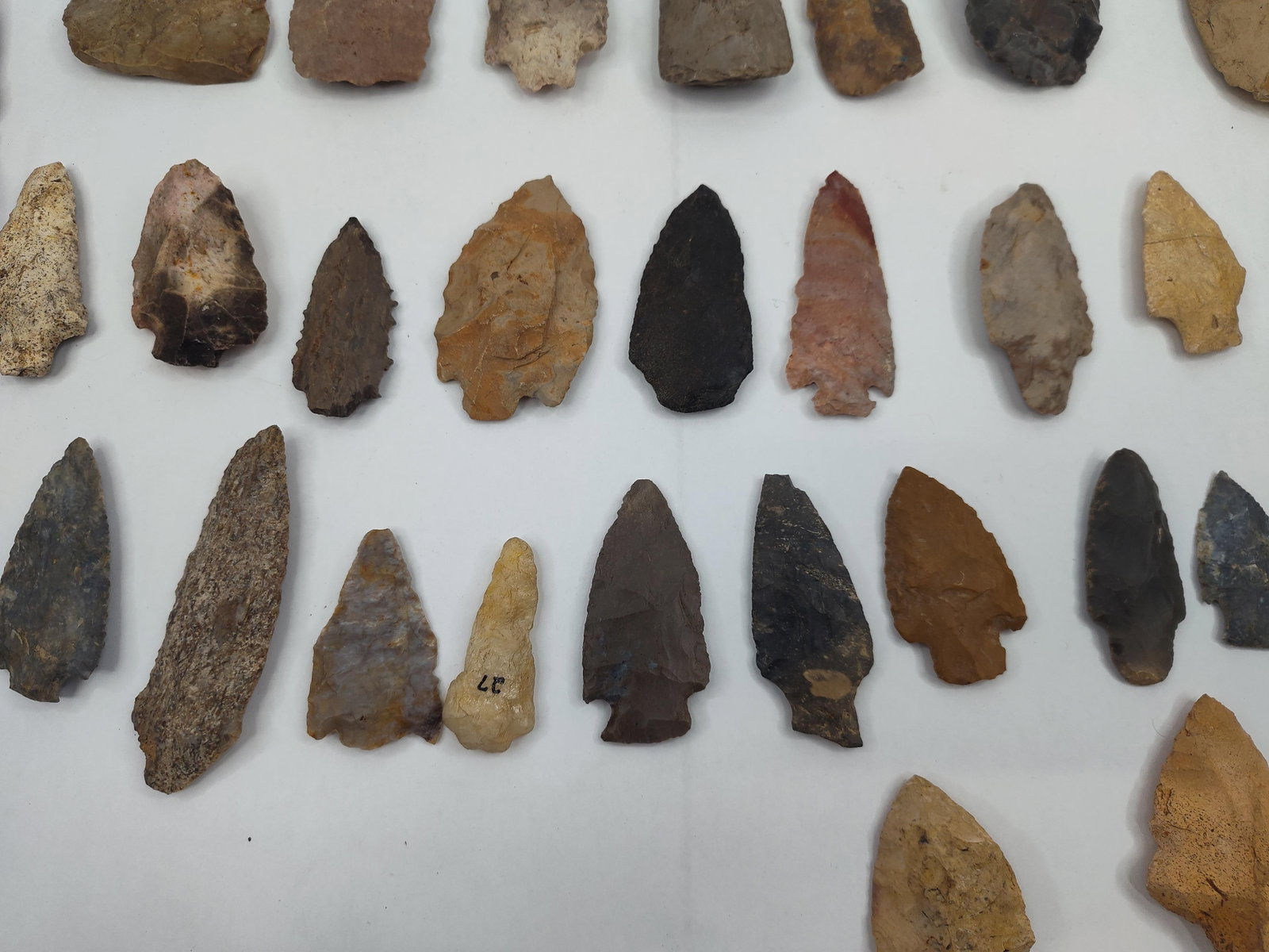 N. American Stone Projectile Points Set - 5