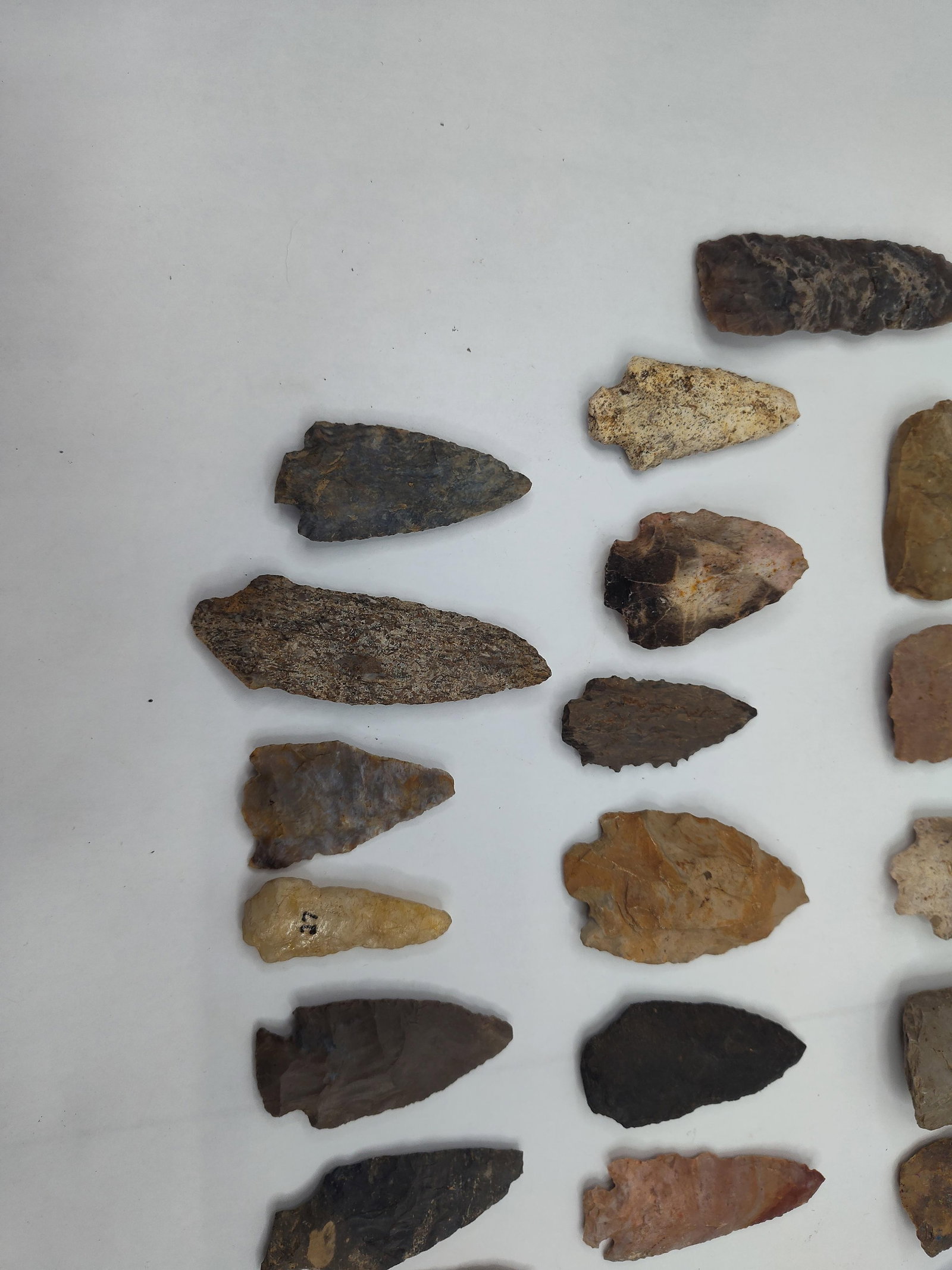 N. American Stone Projectile Points Set - 6