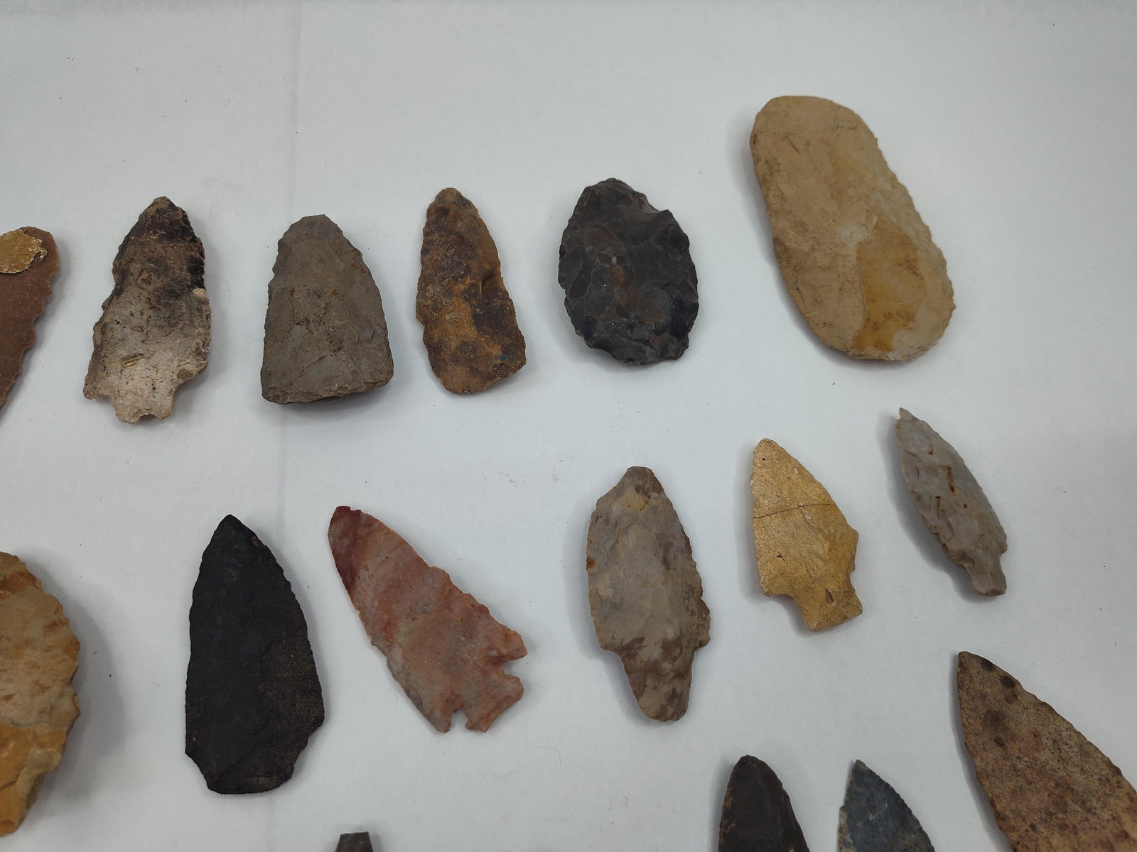 N. American Stone Projectile Points Set - 9