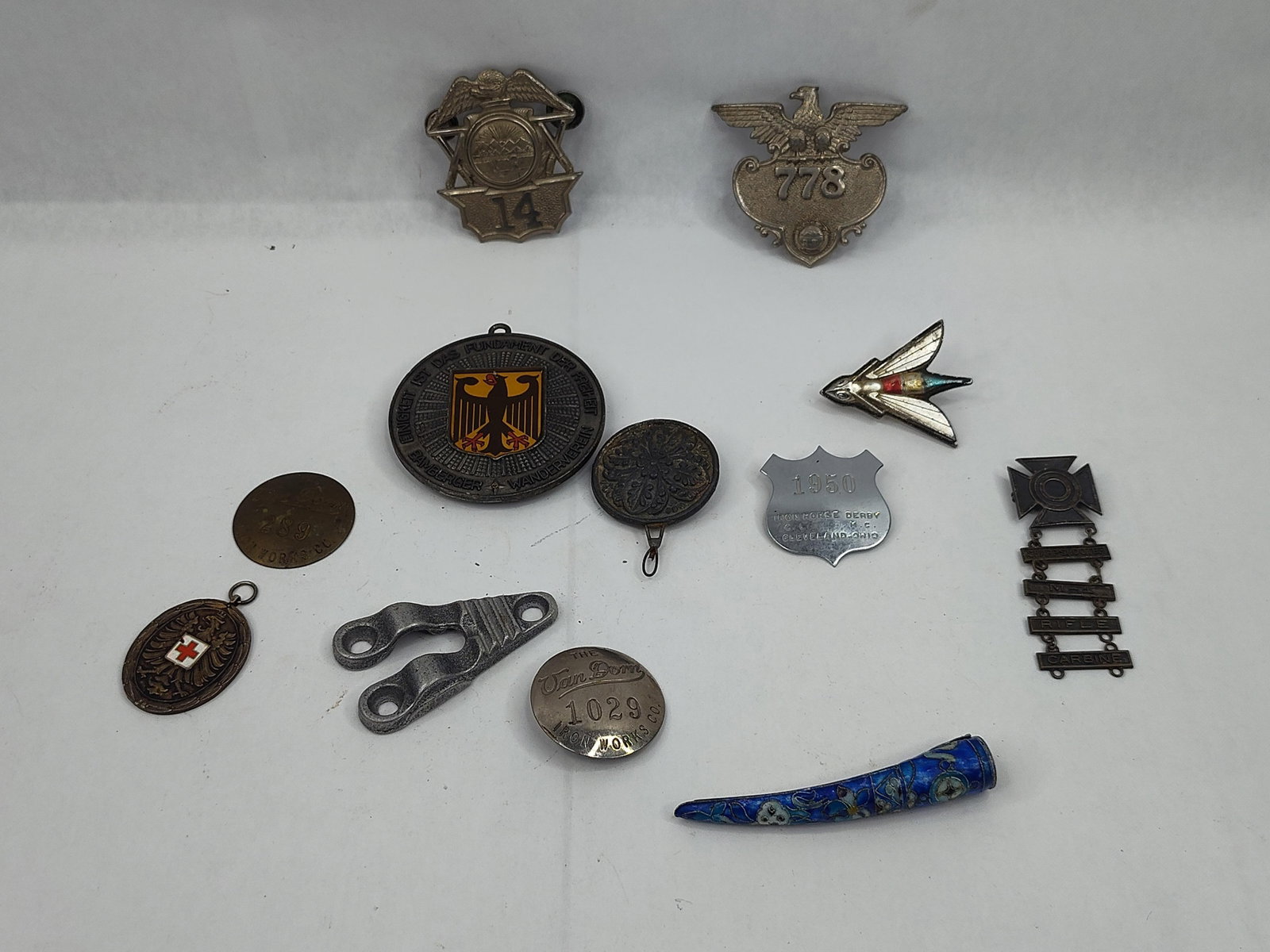 Badges, Medals & Iron Works Tokens (1 of 15)