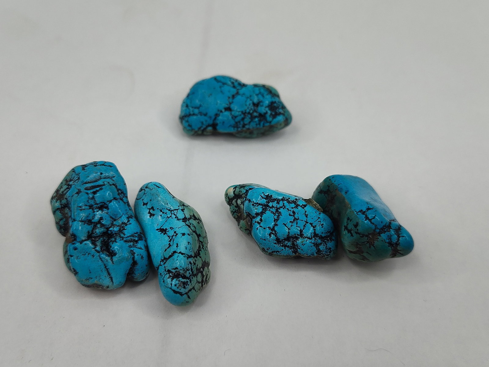 Set Polished Turquoise Nuggets - 4