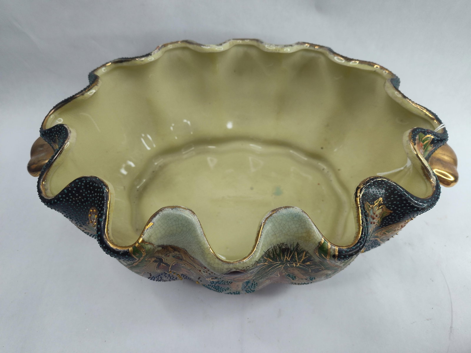 Set 3 Ceramic Vessels, Attic & Moriage - 10