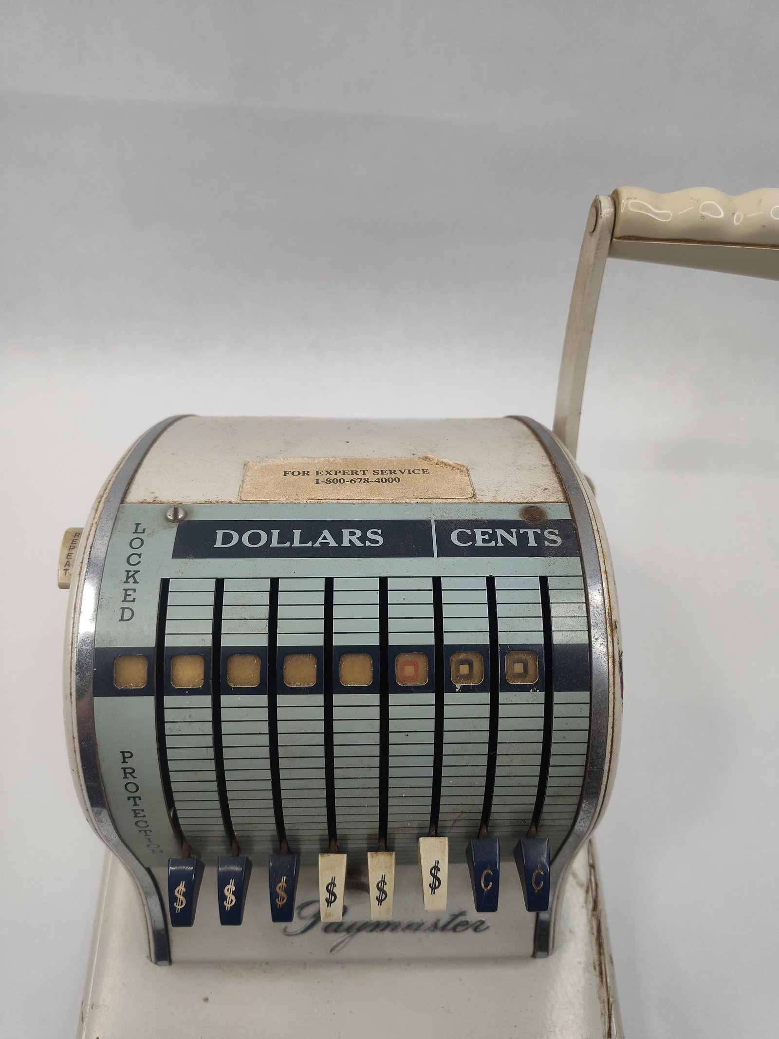 Paymaster X-2000 Check Writer w/ Keys - 2