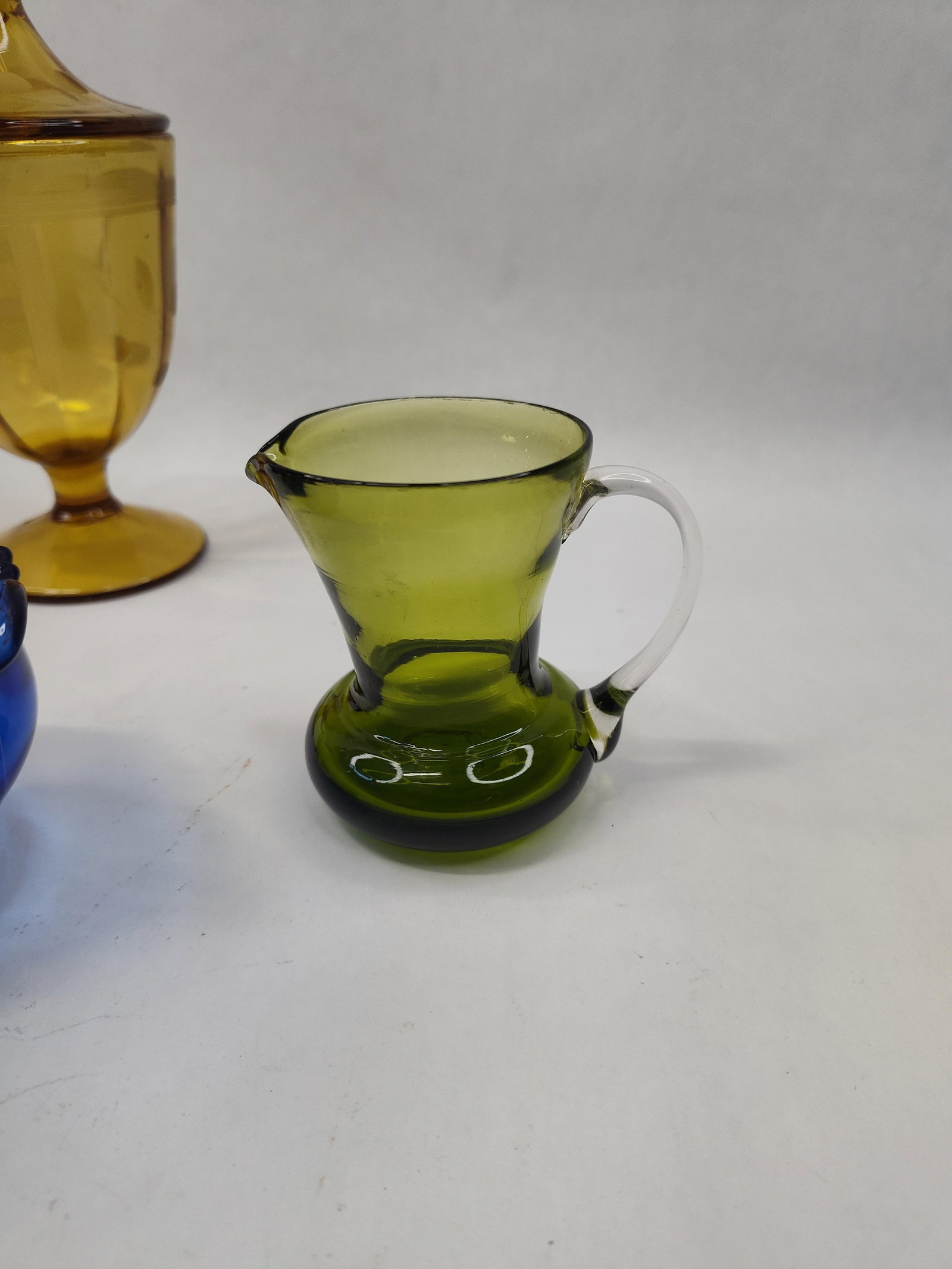 American Glassware Set & Compote - 3