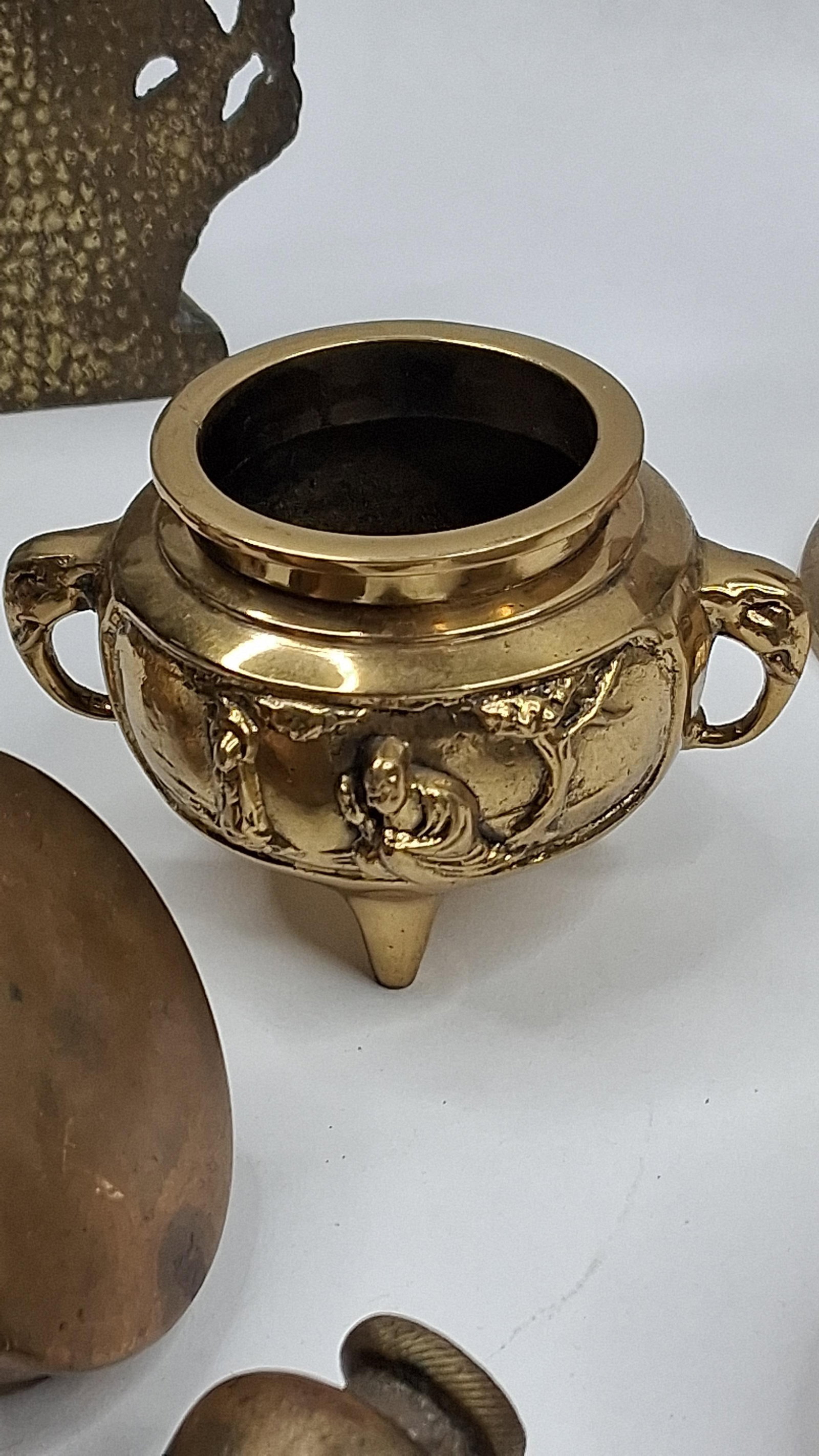 Brass & Enamel Tableware & Hardware - 10