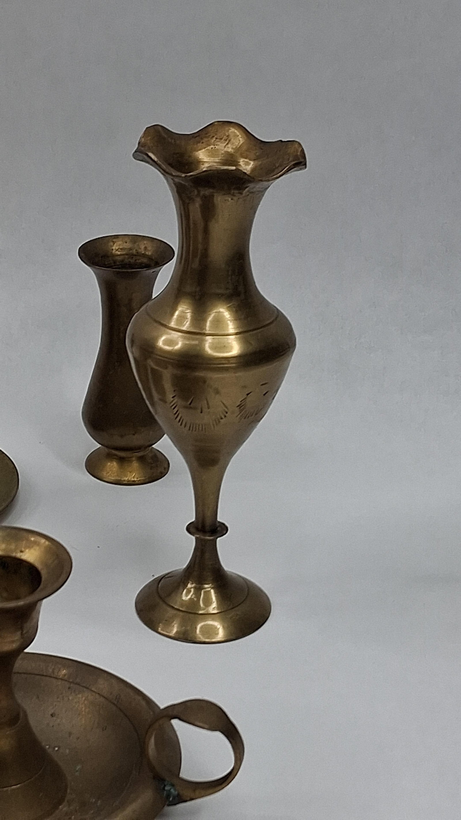 Brass & Enamel Tableware & Hardware - 3