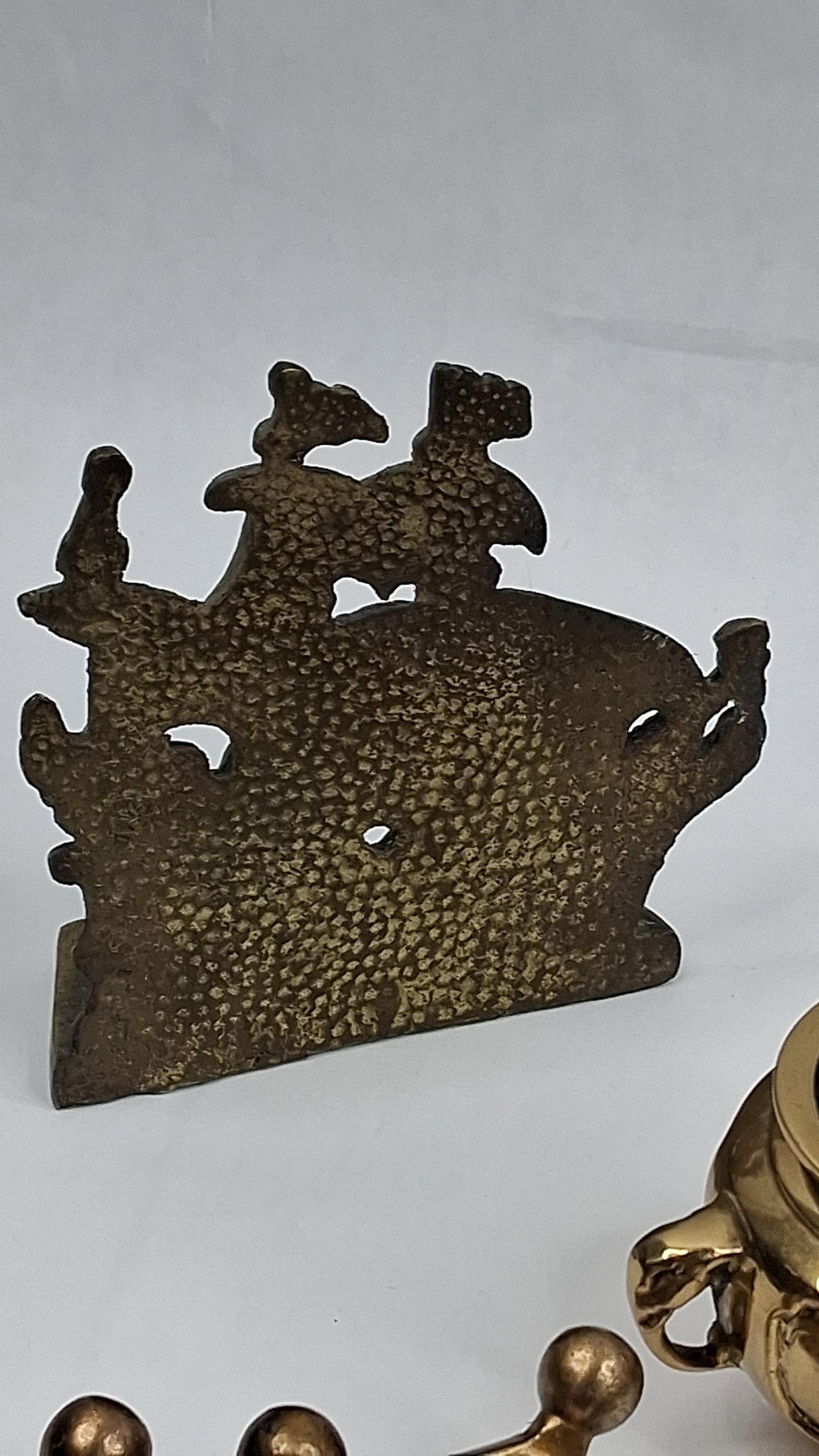 Brass & Enamel Tableware & Hardware - 9