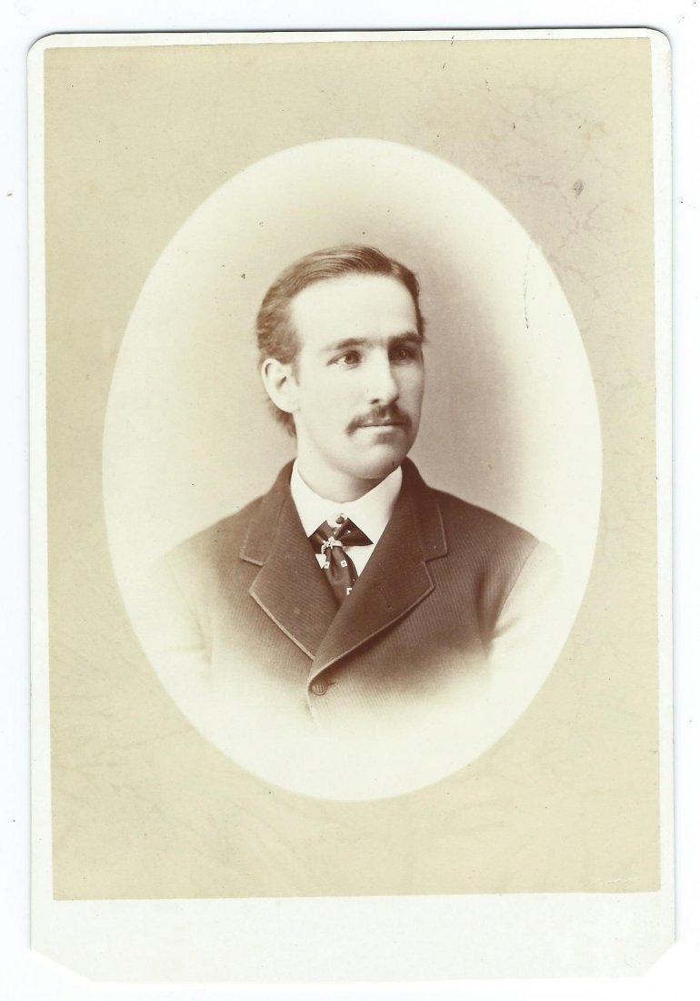 1873 Photo of 1st Yale Football Captain David Schaff (1 of 4)