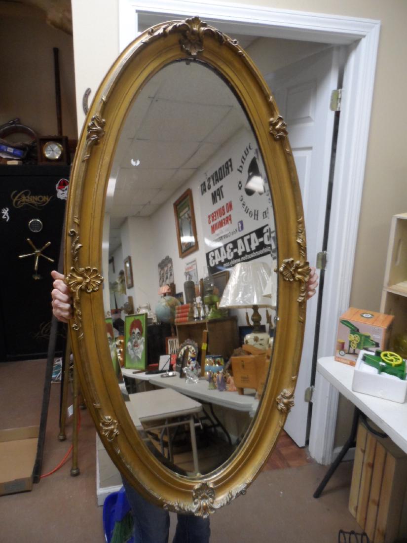 Antique Gold Gilded Mirror (1 of 2)