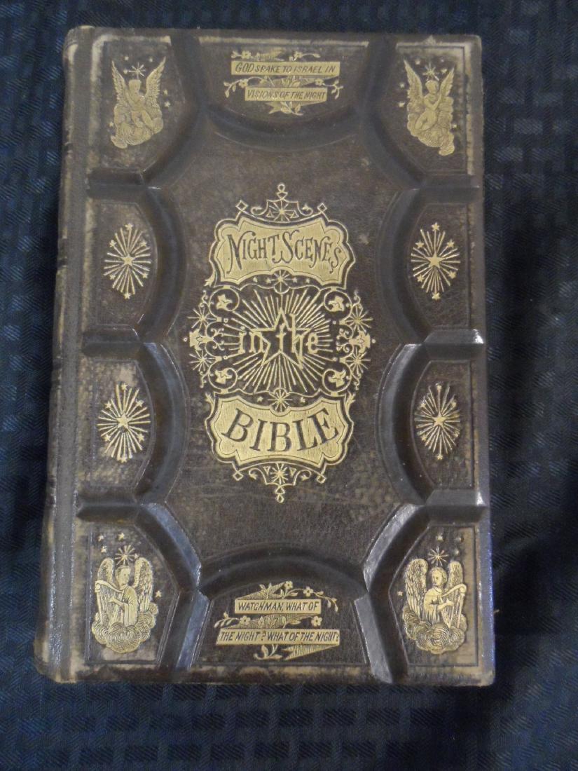 Leather Bound 1st Edition 1870, "Night Scenes in the (1 of 10)