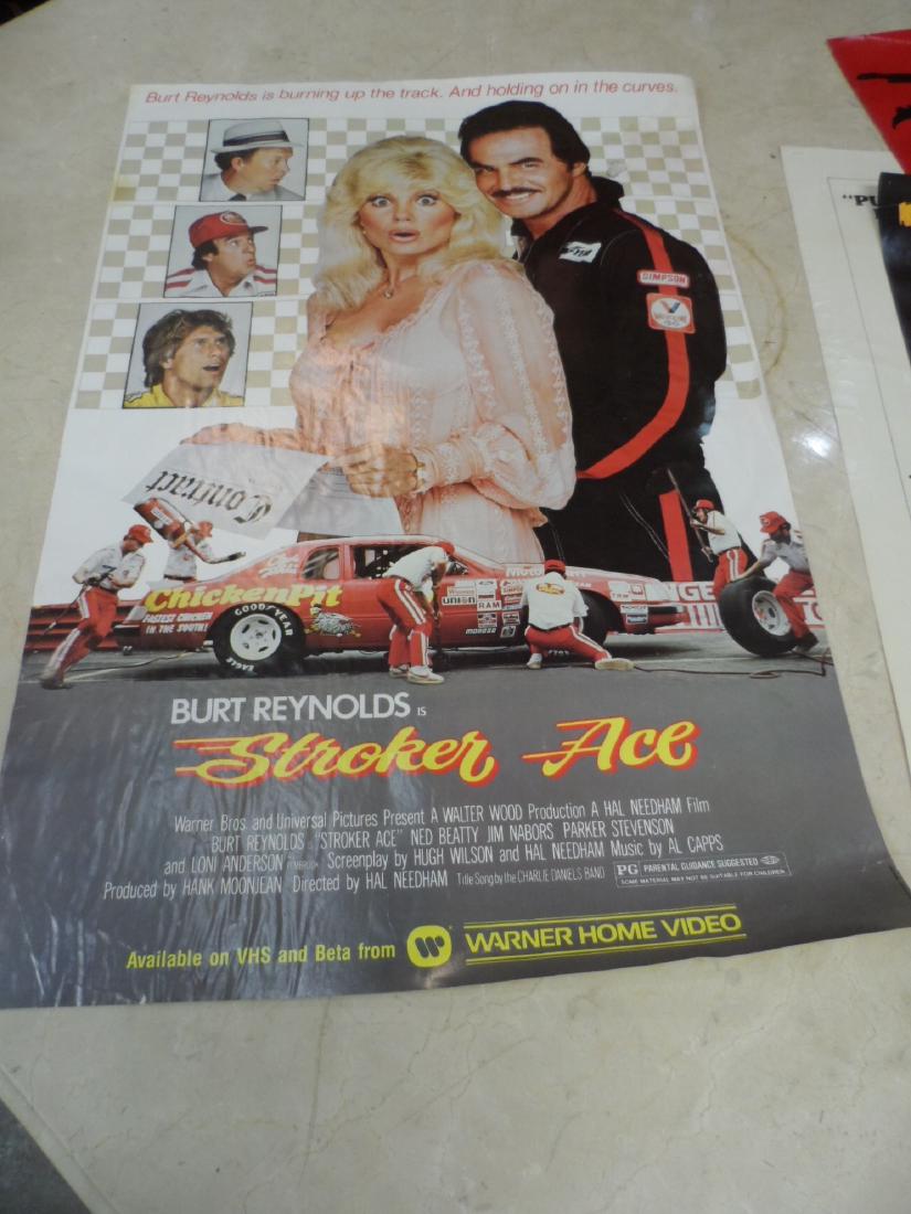 Stroker Ace Movie Poster: 1983 Stroker Ace movie poster. Measures 30x 20"