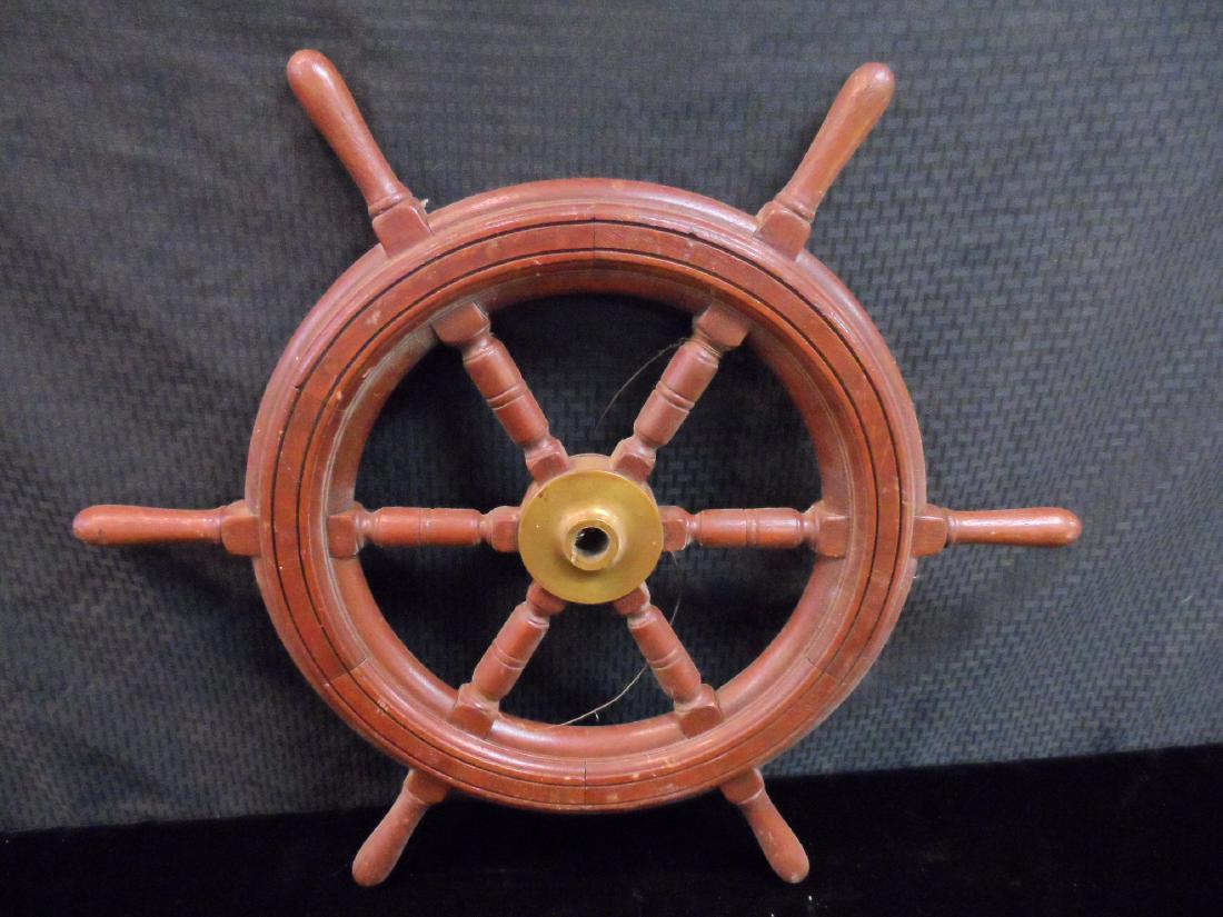 Antique Ships Steering Wheel