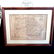 Antique Framed 1863 A.J. Johnson Georgia Alabama Map