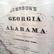 Antique Framed 1863 A.J. Johnson Georgia Alabama Map - 2