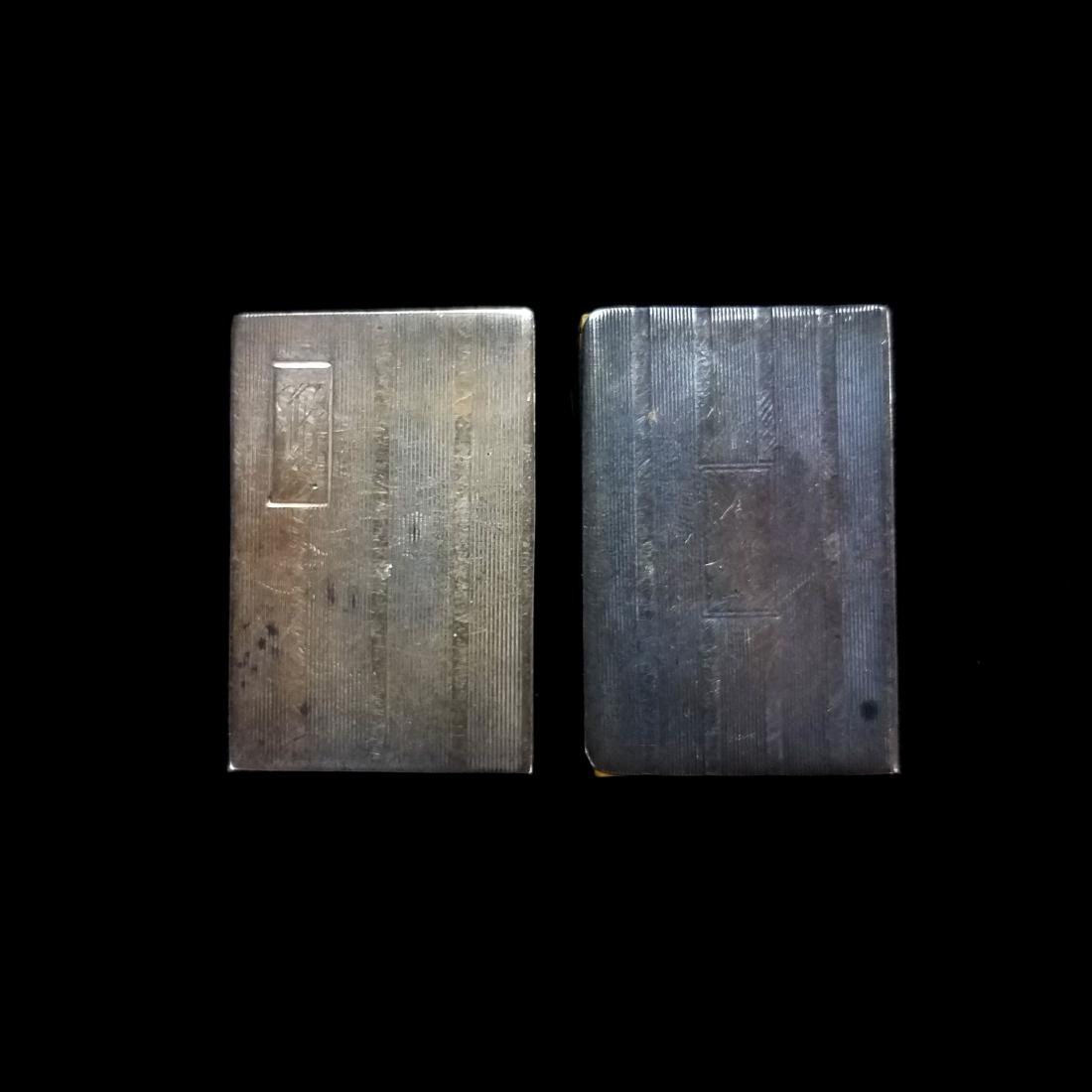Lot of 2 Vintage Sterling Matchboxes (1 of 5)