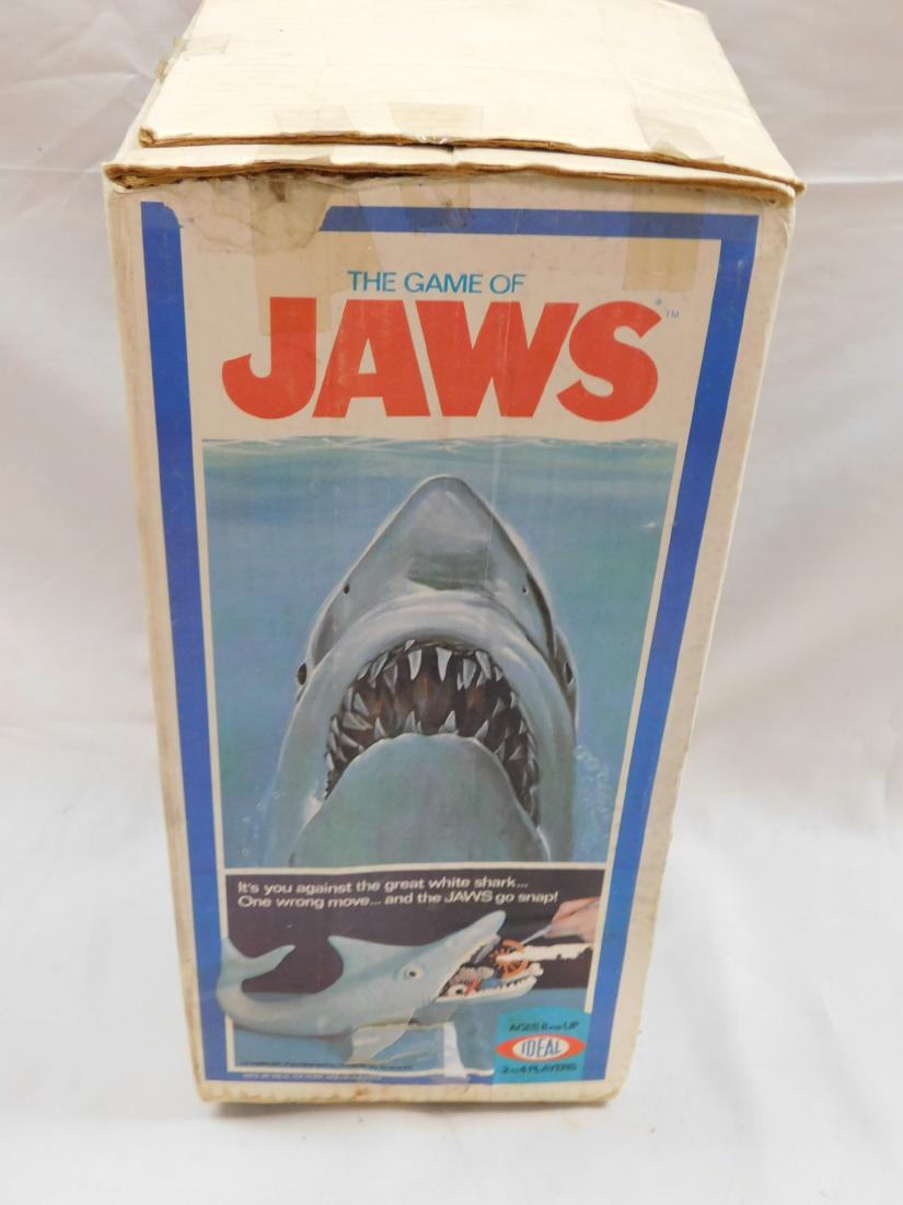 1975 Original The Game Jaws: New old stock in the original box 1975, The Game of Jaws, put out by Ideal. Box and game in excellent condition with all pieces included.