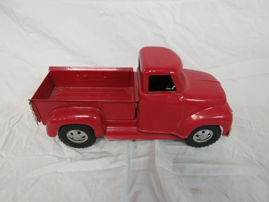 1950s Restored Tonka Truck: 1950s Restored Tonka Truck. In excellent condition, made from solid steel construction. Measures 12.5" long.