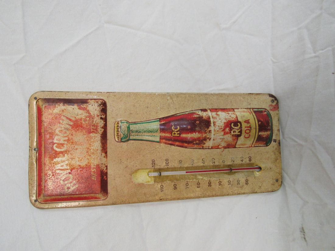 Vintage RC Cola Thermometer: Vintage RC Cola Thermometer. In overall fair condition. Measures 13.5 x 5.75"