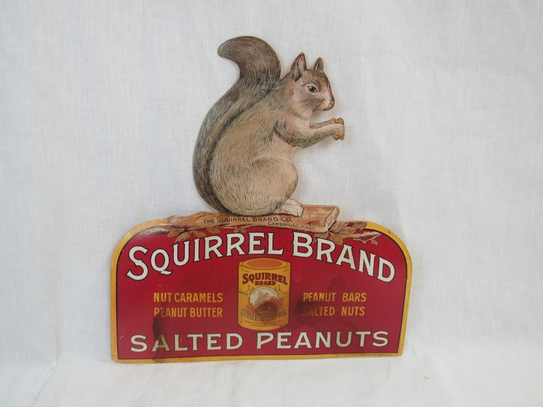 Squirrel Brand Salted Peanuts Sign