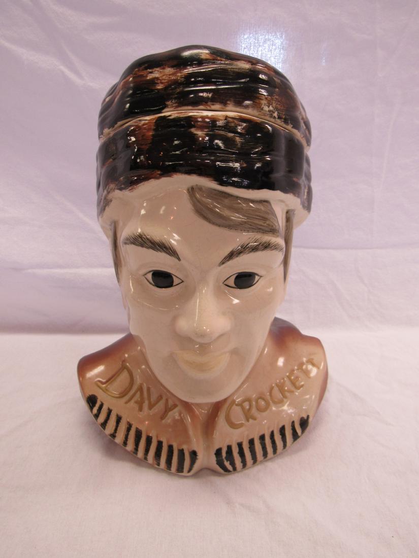 Vintage McCoy Davy Crockett Cookie Jar: Vintage McCoy Davy Crockett Cookie Jar. In overall excellent condition, no chips or cracks. Measures 12" tall
