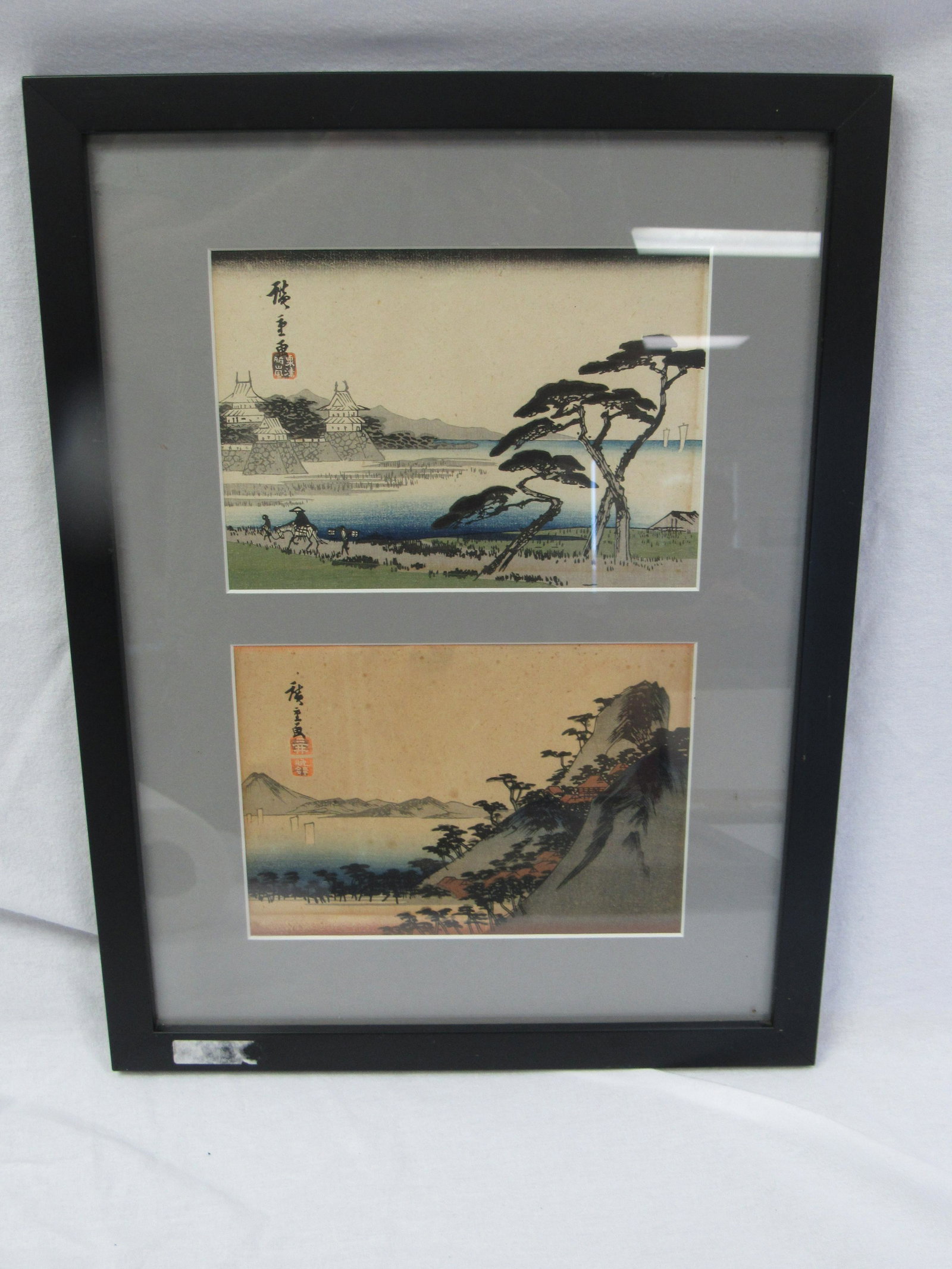 Lot of 2 Japanese Woodblock Prints, Utagawa Hiroshige (1 of 5)