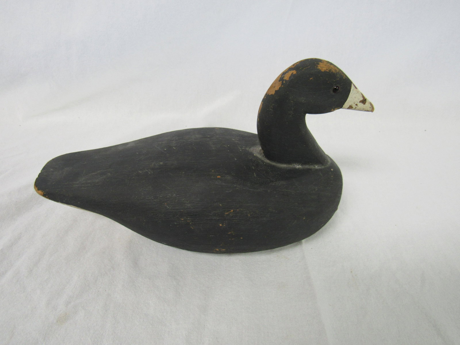 Hcarved Signed Ardell Waterfield Coot Duck Decoy (1 of 4)