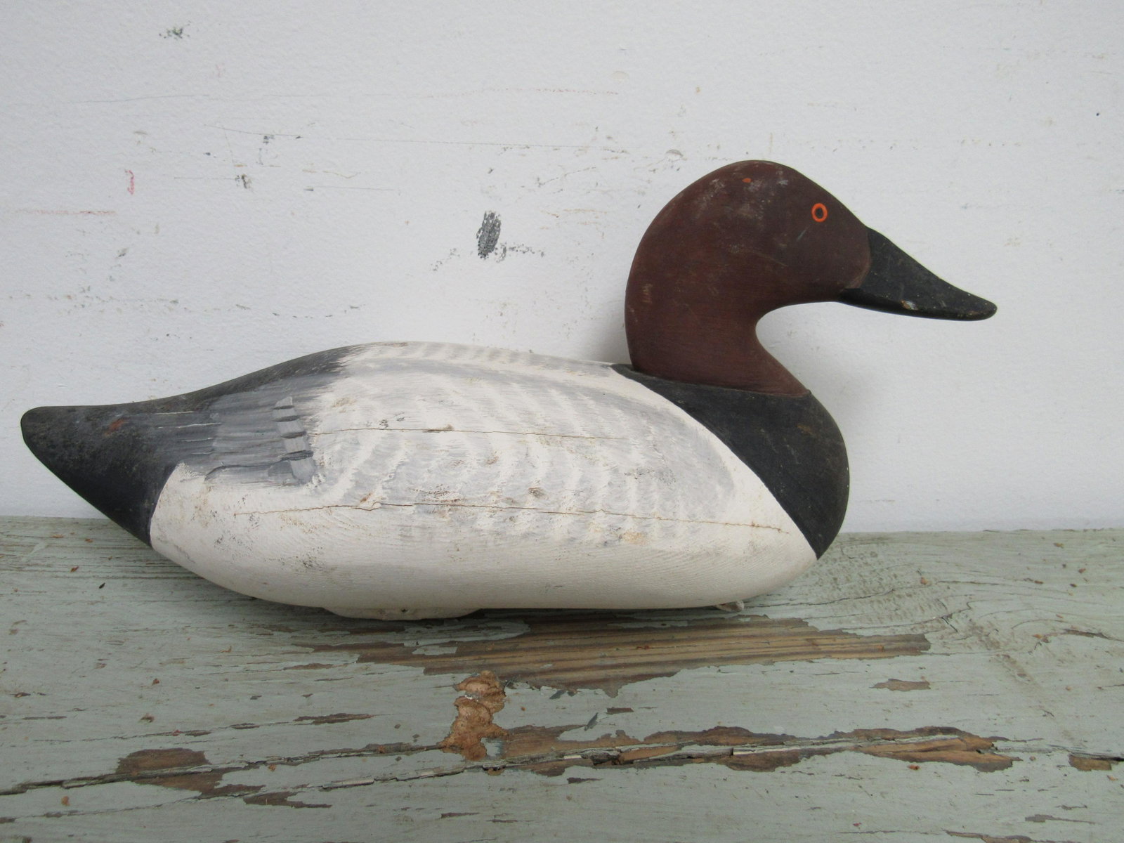 Paul Gibson (1902 - 1984) Canvasback Mallard: Paul Gibson (1902 - 1984) Canvasback Mallard. Good condition. 16" x 6.75"
