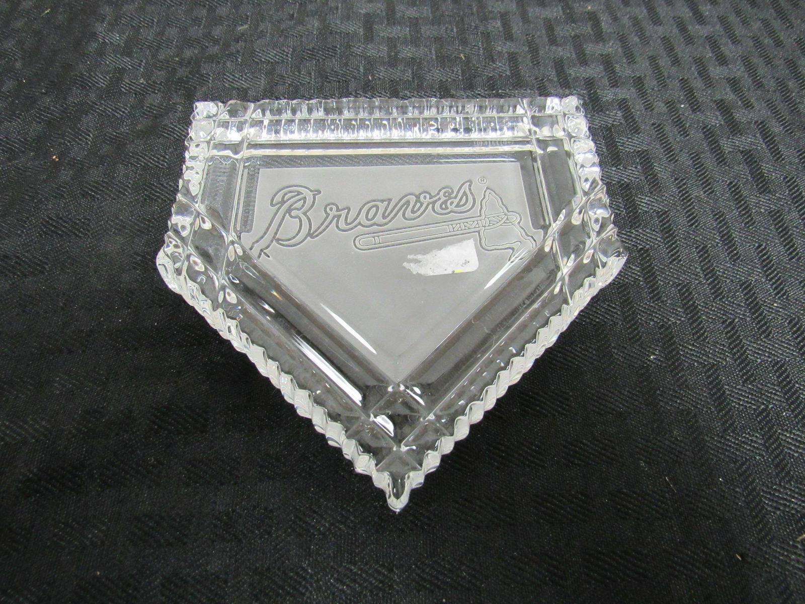 Waterford Crystal Atlanta Braves Home Plate: Waterford Crystal Atlanta Braves Home Plate. Excellent condition. 4.75" x 4.75"