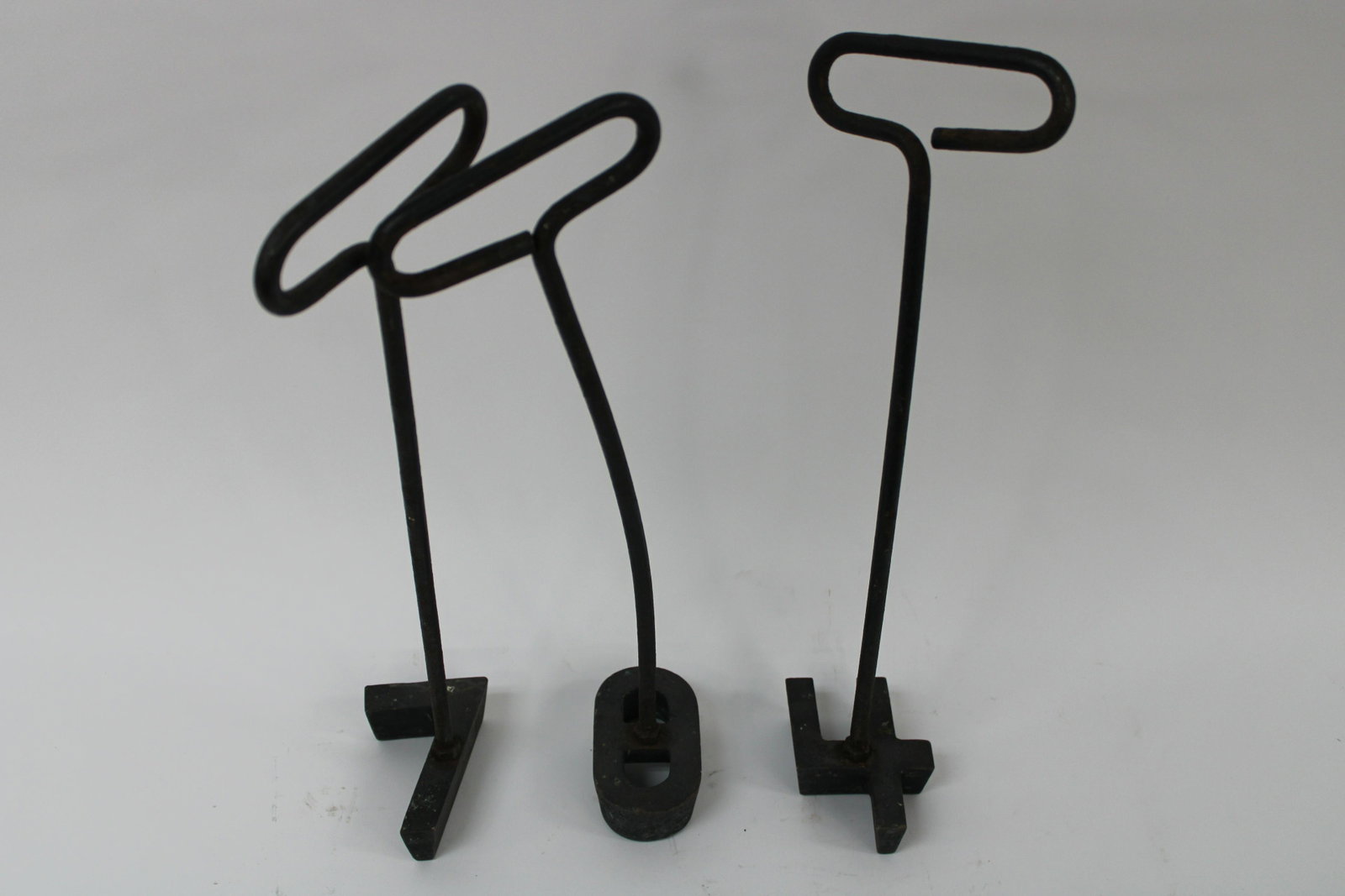 Early Branding Irons #0, #4, #7. Each 17.5".: Early Branding Iron #0,#4,#7. Each 17.5". Overall good condition.