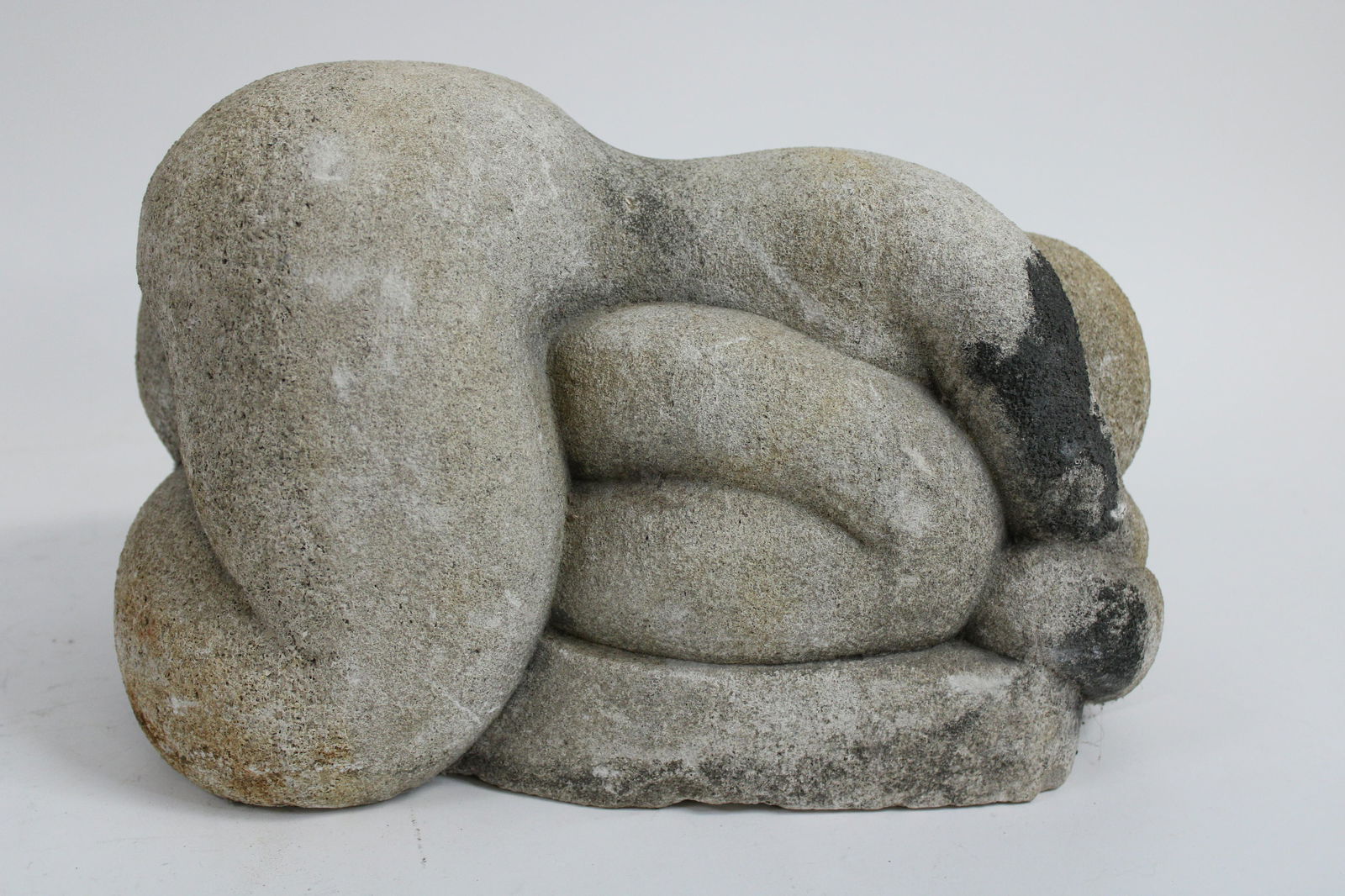 Robert Moir (1917-1981) Granite Sculpture, Nude: Robert Moir (1917-1981) Granite Sculpture, Nude Sleeping Woman. Robert Moir exhibited a similar collection (unsure if this is a part of the collection, but highly likely) in November 1951 at the Sculp