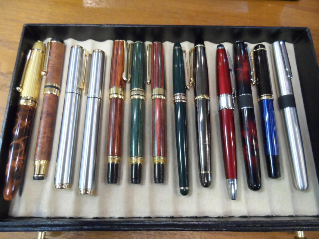 13 Ball Point and Fountain Ink Pen Lot (1 of 1)