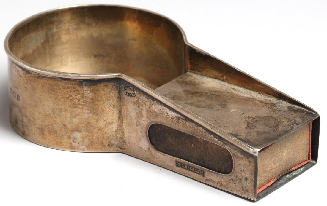 Asprey Art Deco Sterling Silver Cigar Ashtray,1922 (1 of 8)