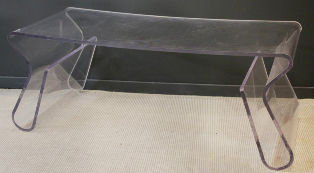 Contemporary Acrylic Baxton Studio Coffee Table (1 of 3)