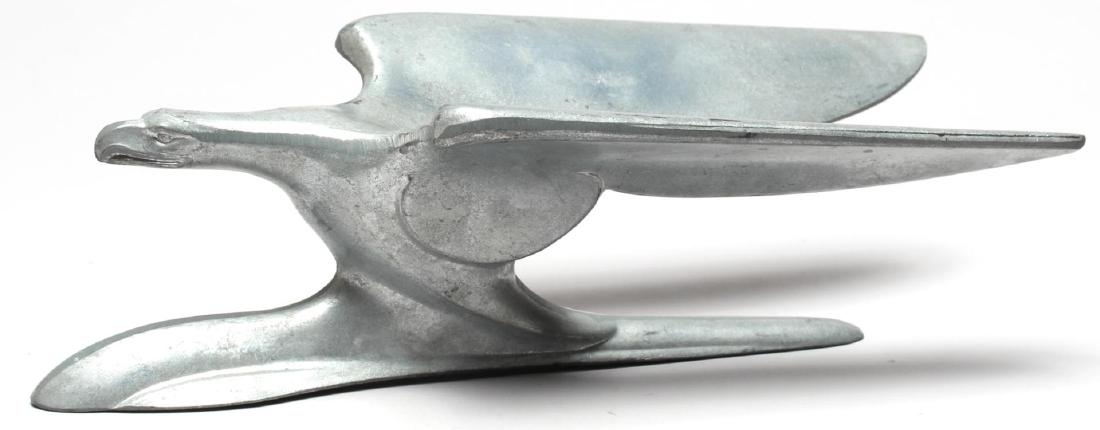 Art Deco Aluminum Eagle Hood Ornament (1 of 5)