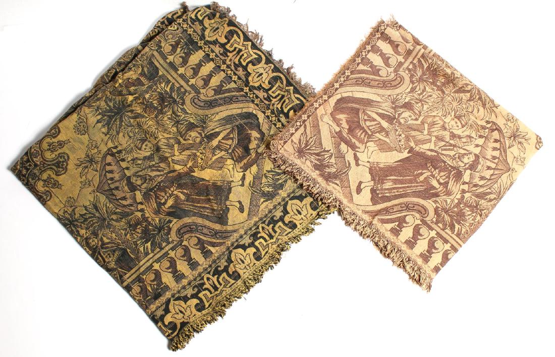 2 Vintage Orientalist Woven Tapestries (1 of 5)