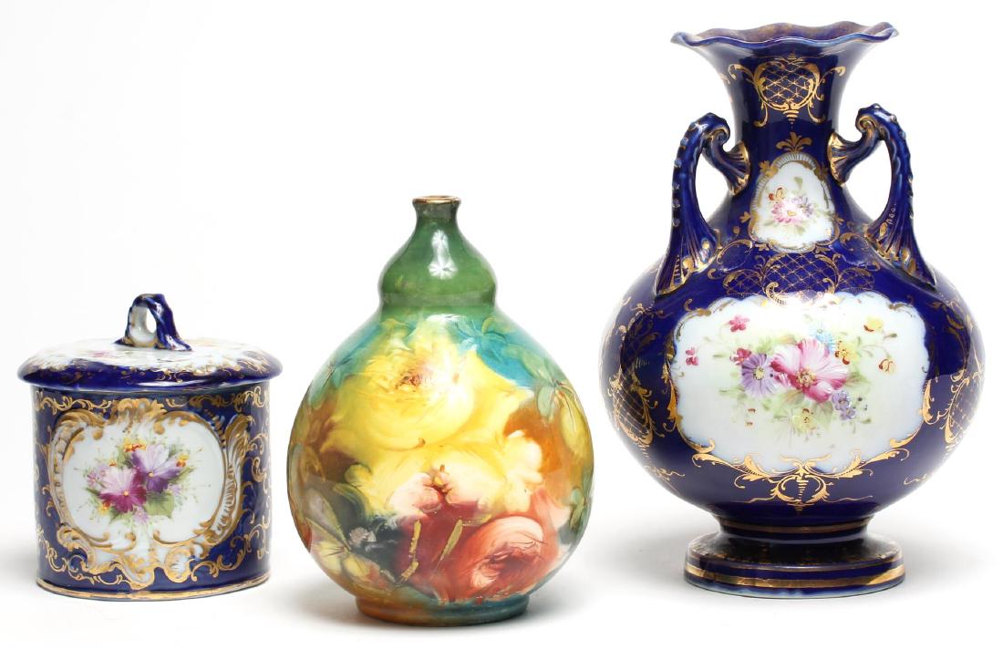 3 Pieces of Vintage Hand-Painted Porcelain (1 of 3)