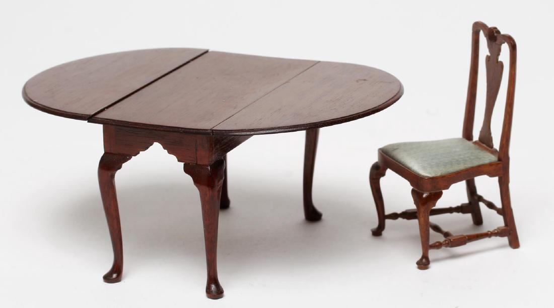 John J. Hodgson English Queen Anne Dollhouse Table (1 of 4)