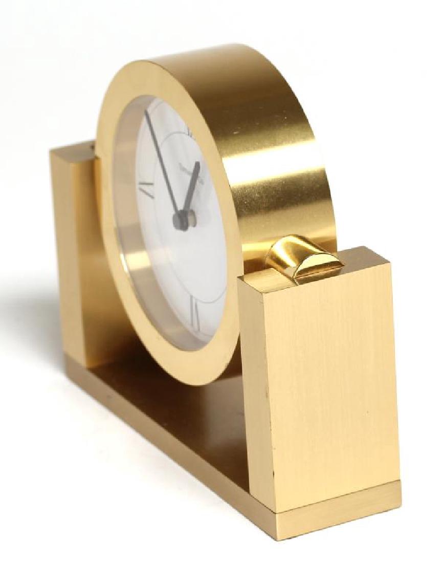 Tiffany & Co. Brass Desk Clock (1 of 4)