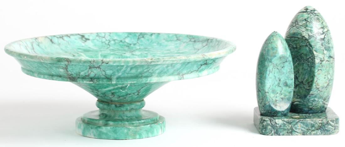 2 Green Marble Articles (1 of 4)