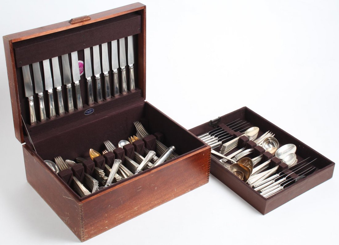 International Silver Co. Sterling Flatware Service (1 of 10)